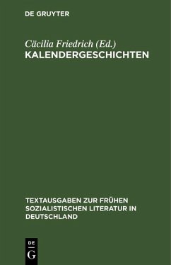 Cover Kalendergeschichten (eBook, PDF)