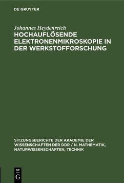 Cover Hochauflösende Elektronenmikroskopie in der Werkstofforschung (eBook, PDF)