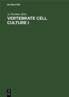 Cover Vertebrate Cell Culture I (eBook, PDF)