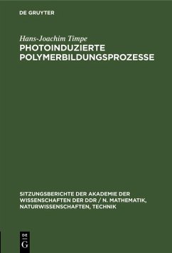 Cover Photoinduzierte Polymerbildungsprozesse (eBook, PDF)