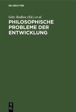 Cover Philosophische Probleme der Entwicklung (eBook, PDF)