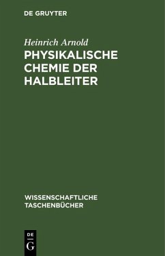 Cover Physikalische Chemie der Halbleiter (eBook, PDF)