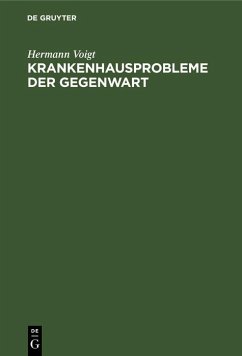 Cover Krankenhausprobleme der Gegenwart (eBook, PDF)