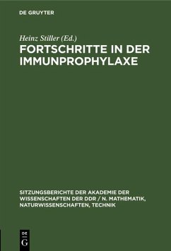 Cover Fortschritte in der Immunprophylaxe (eBook, PDF)