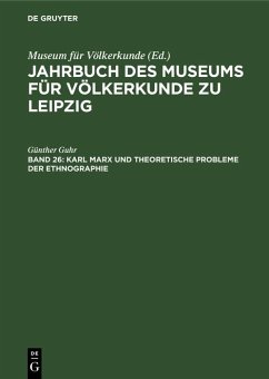 Cover Karl Marx und theoretische Probleme der Ethnographie (eBook, PDF)