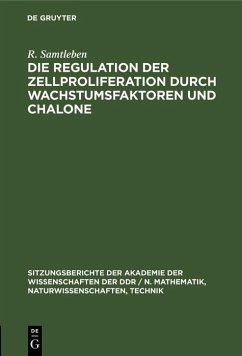 Cover Die Regulation der Zellproliferation durch Wachstumsfaktoren und Chalone (eBook, PDF)