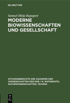 Cover Moderne Biowissenschaften und Gesellschaft (eBook, PDF)