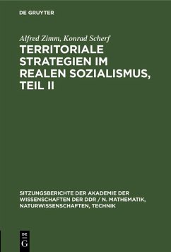 Cover Territoriale Strategien im realen Sozialismus, Teil II (eBook, PDF)