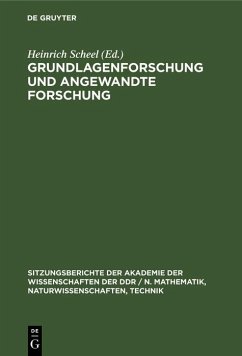 Cover Grundlagenforschung und angewandte Forschung (eBook, PDF)