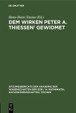 Dem Wirken Peter A. Thiessen' gewidmet (eBook, PDF)