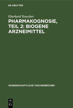 Cover Pharmakognosie, Teil 2: Biogene Arzneimittel (eBook, PDF)