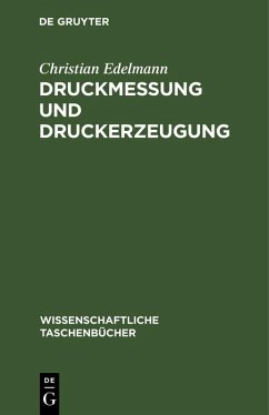 Cover Druckmessung und Druckerzeugung (eBook, PDF)