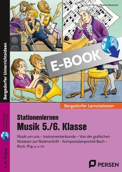 Cover Stationenlernen Musik 5./6. Klasse (eBook, PDF)