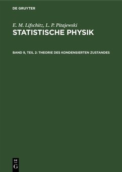 Cover Statistische Physik, Teil 2: Theorie des Kondensierten Zustandes (eBook, PDF)