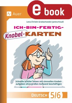 Cover Ich-bin-fertig-Knobelkarten Deutsch Klassen 5-6 (eBook, PDF)