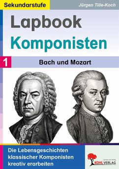 Cover Lapbook Komponisten / Band 1: Bach und Mozart (eBook, PDF)