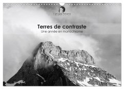 Terres de contraste - Une année en monochrome (Calendrier mural 2026 DIN A3 vertical), CALVENDO calendrier mensuel
