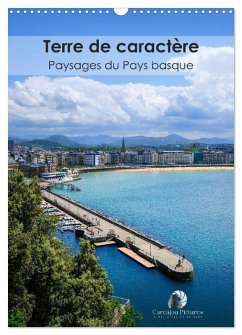 Cover Terre de caractère - Paysages du Pays basque (Calendrier mural 2026 DIN A3 horizontal), CALVENDO calendrier mensuel