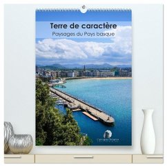 Cover Terre de caractère - Paysages du Pays basque (Calendrier mural 2026 DIN A2 horizontal) calendrier de bureau