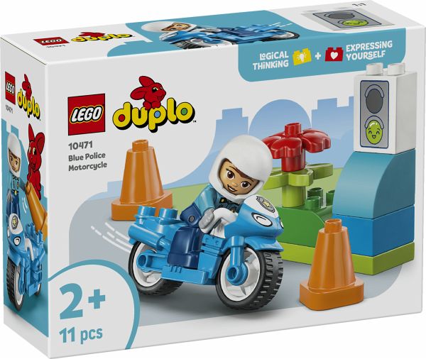 LEGO® DUPLO® 10471 Blaues Polizeimotorrad