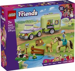 Cover LEGO® Friends 42695 Pferd und Fohlen mit Pferdeanhänger