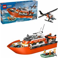 Cover LEGO® City 60504 Rettungsboot der Küstenwache mit Hubschrauber