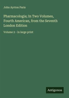 Cover Pharmacologia; In Two Volumes, Fourth American, from the Seventh London Edition