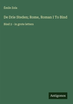Cover De Drie Steden; Rome, Roman I To Bind