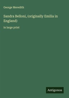 Cover Sandra Belloni, (originally Emilia in England)