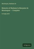Memoirs of Madame la Marquise de Montespan - Complete