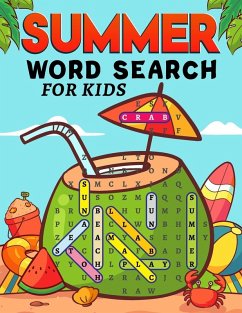 Cover Summer Word Search with Book for Kids