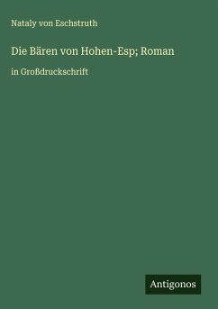 Cover Die Bären von Hohen-Esp; Roman
