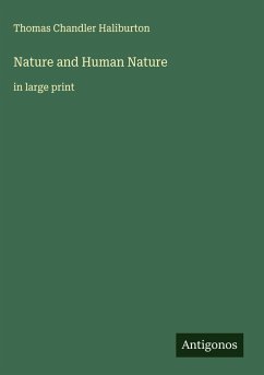 Cover Nature and Human Nature
