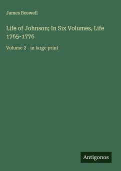 Cover Life of Johnson; In Six Volumes, Life 1765-1776