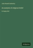 An analysis of religious belief
