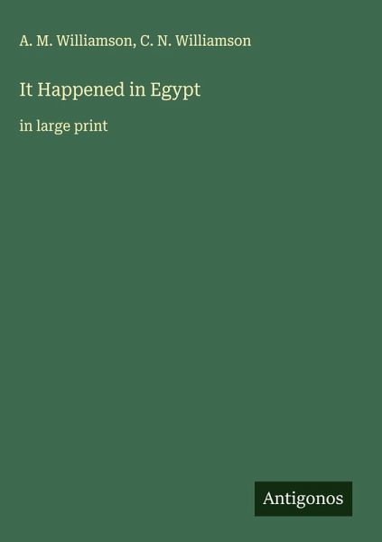 It Happened in Egypt It Happened in Egypt