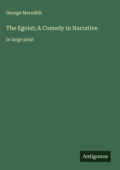 Cover The Egoist; A Comedy in Narrative