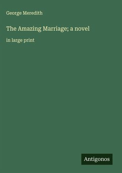 Cover The Amazing Marriage; a novel