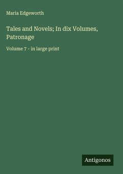 Cover Tales and Novels; In dix Volumes, Patronage
