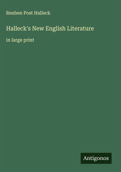 Cover Halleck's New English Literature