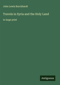Cover Travels in Syria and the Holy Land