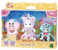 Cover Sylvanian Families 5846 - 40. Jubiläum: Funny Monster Trio, Lustiges Monster Trio, Figurenset