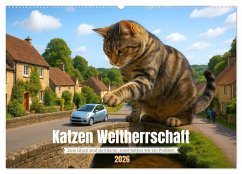 Katzen Weltherrschaft (Wandkalender 2026 DIN A2 quer), CALVENDO Monatskalender Katzen Weltherrschaft (Wandkalender 2026 DIN A2 quer), CALVENDO Monatskalender