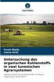 Untersuchung des organischen Kohlenstoffs in zwei tunesischen Agrarsystemen Untersuchung des organischen Kohlenstoffs in zwei tunesischen Agrarsystemen