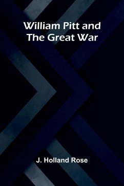 Cover William Pitt and the Great War