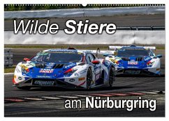 Cover Wilde Stiere am Nürburgring (Wandkalender 2026 DIN A2 quer), CALVENDO Monatskalender