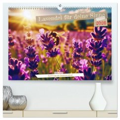 Lavendel für deine Sinne (hochwertiger Premium Wandkalender 2026 DIN A2 quer), Kunstdruck in Hochglanz