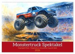 Monstertruck Spektakel (Wandkalender 2026 DIN A2 quer), CALVENDO Monatskalender Monstertruck Spektakel (Wandkalender 2026 DIN A2 quer), CALVENDO Monatskalender