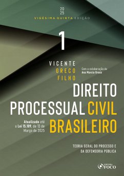 Cover Direito Processual Civil Brasileiro - Volume 1 25ª Ed - 2025 (eBook, ePUB)