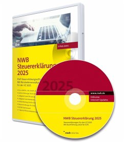 Cover NWB Steuererklärung 2025 - 5-Platz-Lizenz